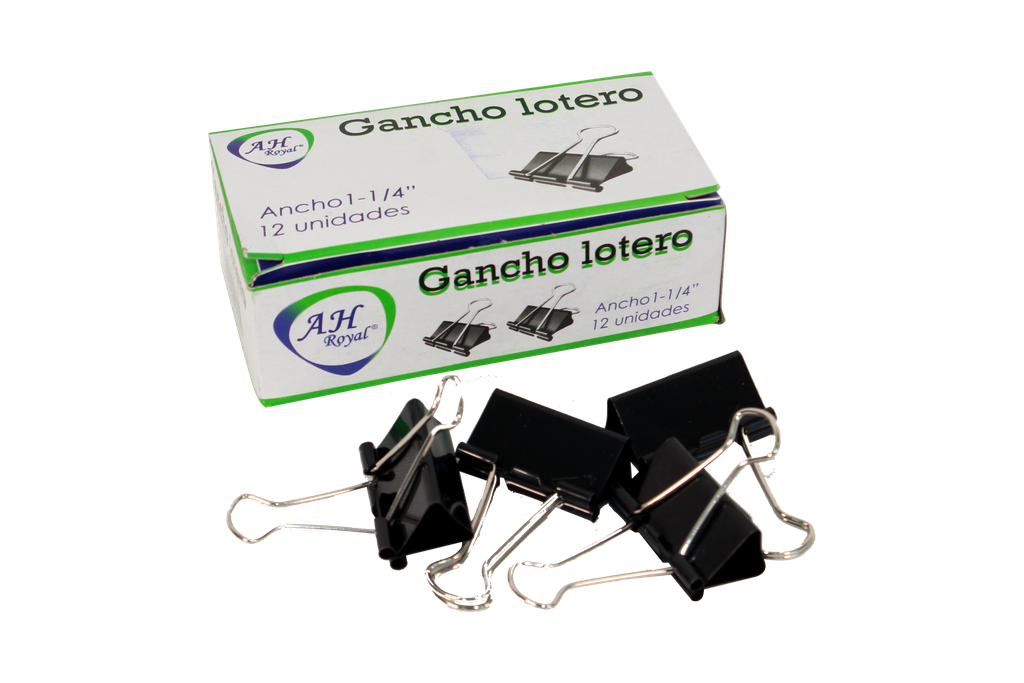 GANCHO AH ROYAL LOTERO  32MM(1 1/4&quot;) DOCENA [PAC90504 / PAC90041-1180]
