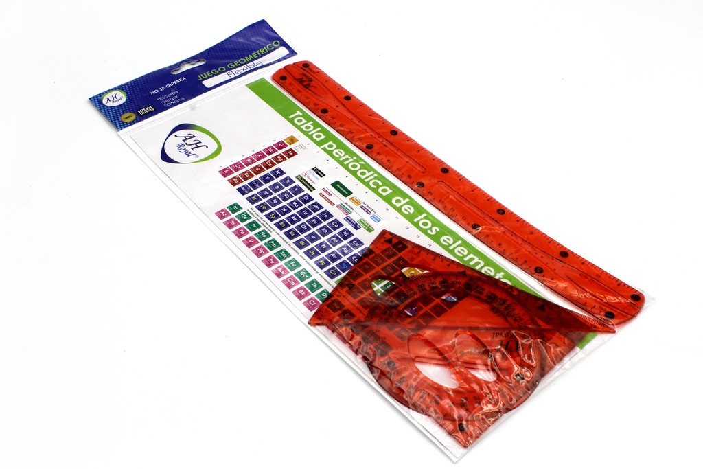 JUEGO GEOMETRICO AH ROYAL MEDIANO SILICONADO CON TABLA PERIODICA [PAC2140-1320/PAC70129-1320 / PAC20322-1320]