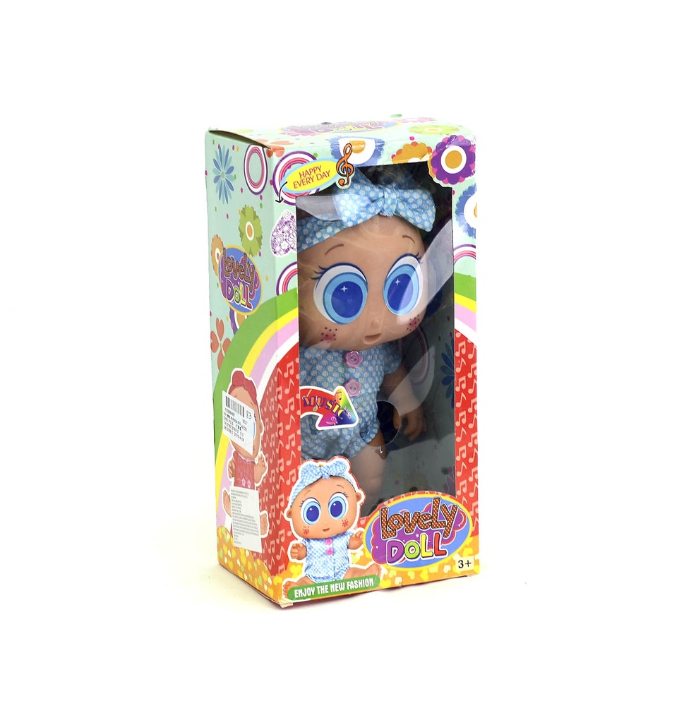 10 PULGADAS ENAMEL DOLL PLUS MUSIC YS998467 [9327]