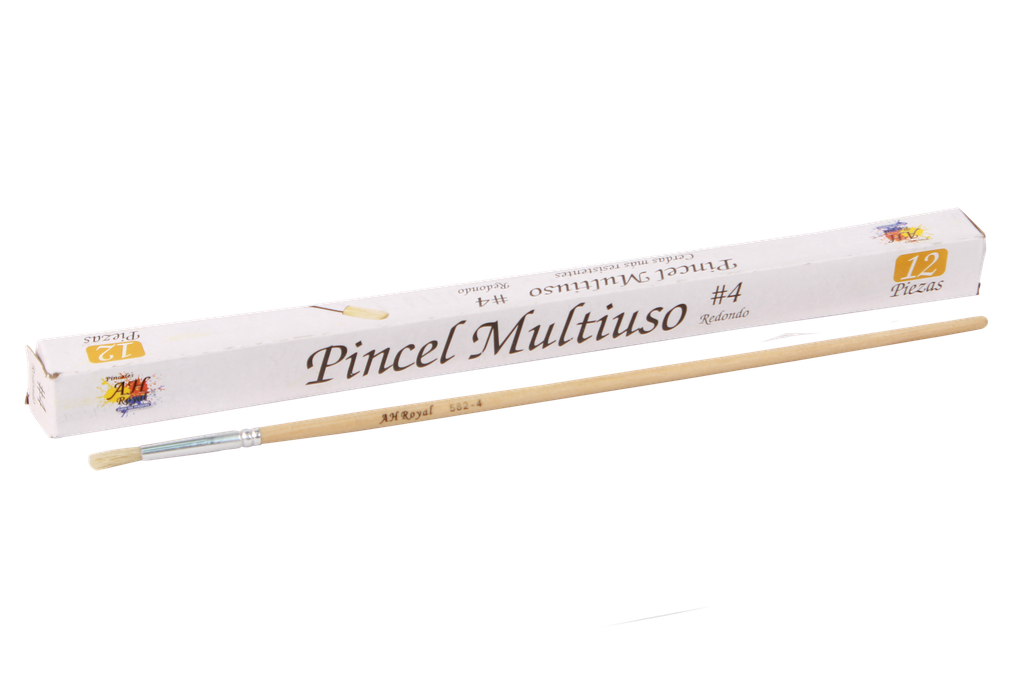 PINCEL CHINO AH ROYAL REDONDO No.4 X DOCENA [PAC80097-1713 / PAC20016-1713]