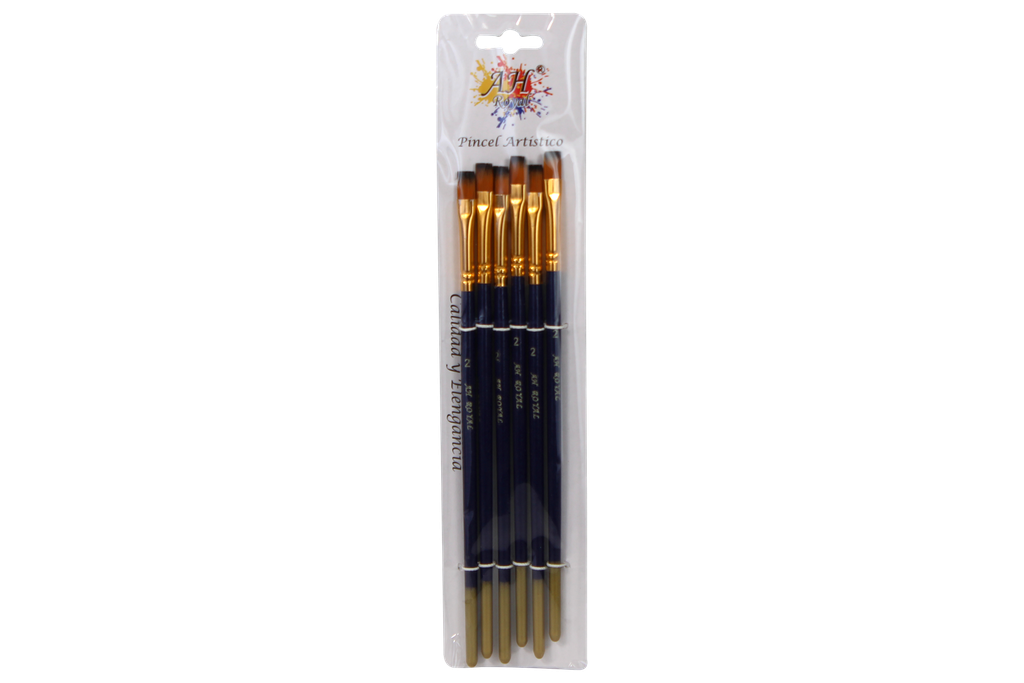 PINCEL AH ROYAL PLANO No. 2 X 6 DISPLEY X10 [PAC20037-320]