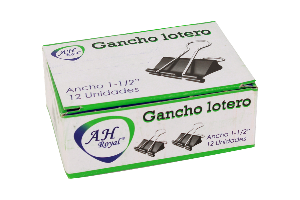 GANCHO LOTERO 41 MM DE 1-1/2&quot; (DISPLAY X 12) -CAJA X 120UND-  [PAC90505-39]
