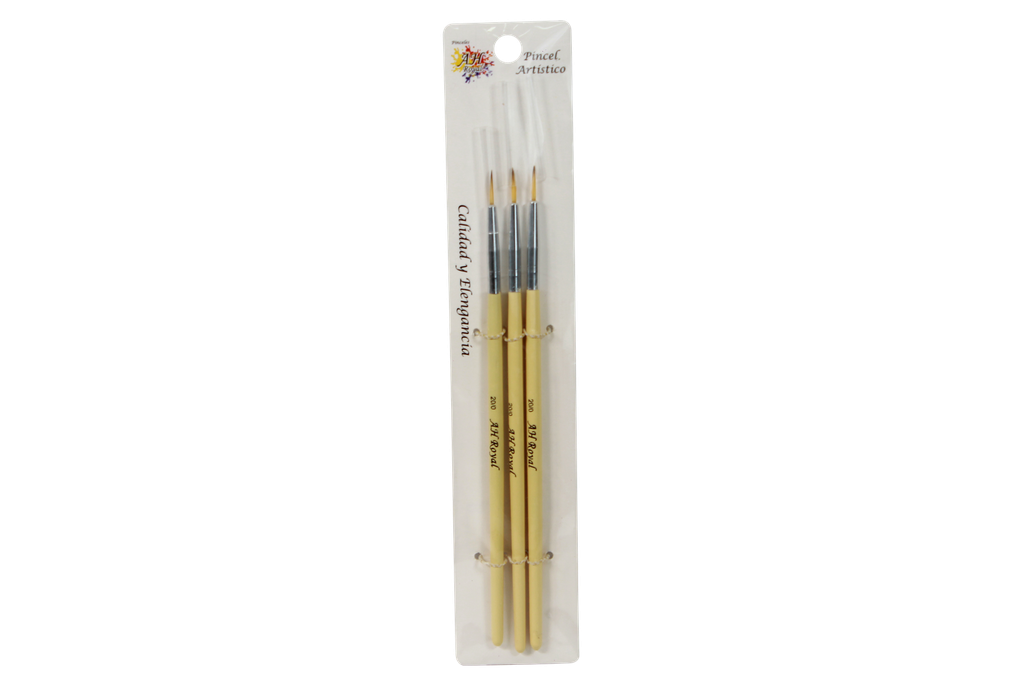 PINCEL AH ROYAL DELINEADOR 20/0 X3 [PAC20032-4187]