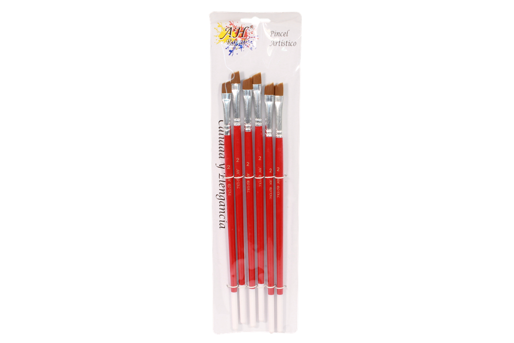 PINCEL AH ROYAL ANGULAR N° 2 X 6 DISPLAY X 10 [PAC20717-73 / PAC20717A-73]