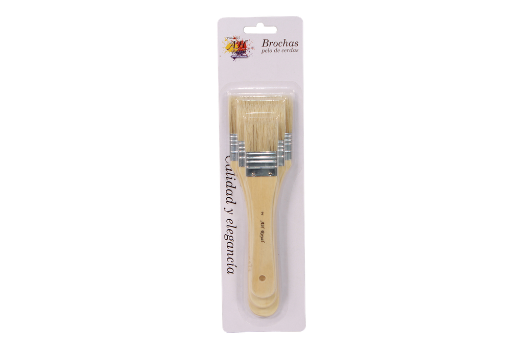 BROCHA AH ROYAL PELO EN CERDA   X 3 [PAC2214]