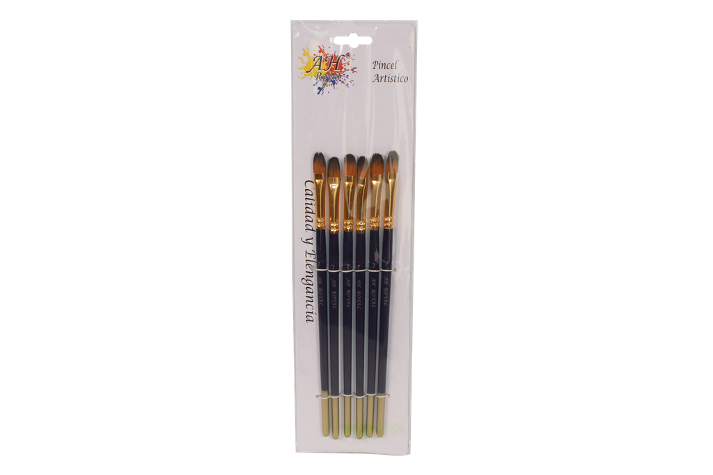 PINCEL AH ROYAL LENGUA DE GATO No. 7 X 6 DISPLEY X10 [PAC20080-904]