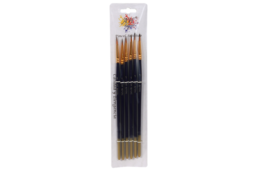 PINCEL AH ROYAL REDONDO No.1 X6 DISPLAY X10 [PAC20062-906]