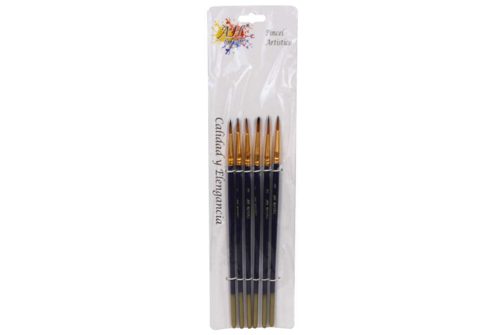 PINCEL AH ROYAL REDONDO No.3 X6 DISPLAY X10 [PAC20064-908]