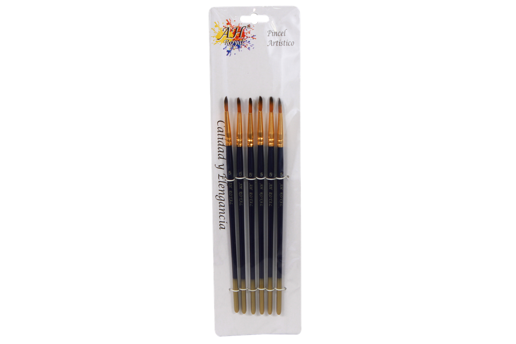 PINCEL AH ROYAL REDONDO No.5 X6 DISPLEY X10 [PAC20066-910]
