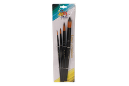 [PI1015] PINCEL AH ROYAL NEGRO LINEA PREMIUM SURTIDO X4 UNIDADES [PAC90355]