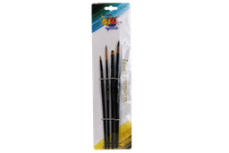 [PI1069] PINCEL AH ROYAL LINEA PREMIUM NEGRO SURTIDO  X4 UNIDADES [PAC90363-1069]