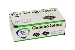[PA1180] GANCHO  LOTERO  32MM 1' 1/4&quot; (DISPLAY X 12 UNDS)(977114) PAC90504 -1180]
