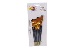 [PI1534] PINCEL AH ROYAL JUEGO ANGULAR X5 No.10,1/2,1&quot;,1.5&quot;,3/4 DISPLAY X10 [PAC20050-1534]