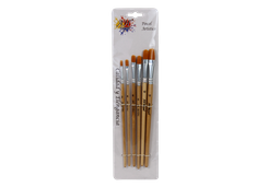 [PI334] PINCEL AH ROYAL JUEGO LENGUA DE GATO X6 MADERA DPLE X10 [PAC200