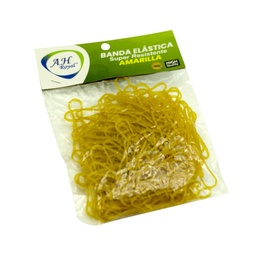 [PA3349] BANDAS DE CAUCHO AH ROYAL AMARILLO BOLSA CAJA X 600 PAQUETES (154 UNID APROX) [PAC50135-3349]