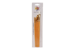 [PI38] PINCEL AH ROYAL JUEGO AMARILLO SURTIDO X5.  No.10-0, 3,2,4,6 [PAC20090-38]