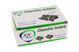 [PA39] GANCHO LOTERO 41 MM DE 1-1/2&quot; (DISPLAY X 12) -CAJA X 120UND-  [PAC90505-39]