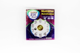 [CA4065] NUMEROS METALIZADOS DORADO Y PLATA No.7 DE 40CM [PAC70617-4065]