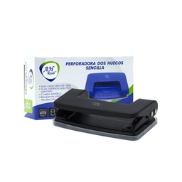 [PA930] PERFORADORA AH ROYAL 2 HUECOS PARA 10 HOJAS -CAJA X 120 UND-[PAC40011-930]