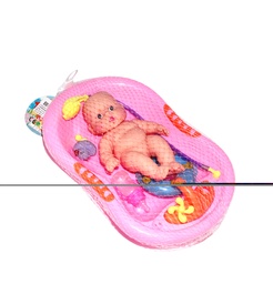 [JU9019] MÁS DE 8 PULGADAS EXPRESSION DOLL BATHTUB CON SPRINKLER [Y8-1]