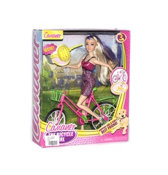 [JU8164] MUÑECA CON BICICLETA [KQ057A]