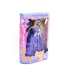 [JU8482] MUÑECA MARIPOSA BOBBI FLOR DE 11.5 PULGADAS [S03-1]