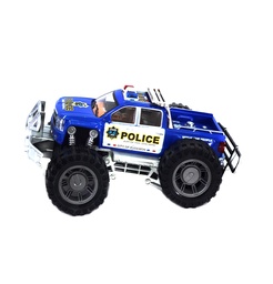 [JU7299] CARRO MONSTRUO DE POLICIA NEGRO DE FRICCIÓN [92388]