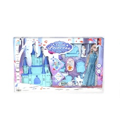 [JU8335] CASTILLO MUSICAL CON CABALLO Y CARROZA [HW9615]