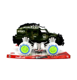 [JU4834] CAMIONETA MILITAR CON LUCES Y SONIDOS CAJA X 24 UNDS [WJ950-155A2]