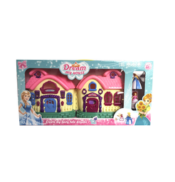 [JU8349] VILLA MUSICAL CON 2 MUÑECAS [BS899-28X]