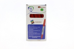 [PA1117] MARCADOR AH ROYAL ROJO TIPO SHARPIE 1008 (DISPLAY X12UNDS) [PAC90016-1117]
