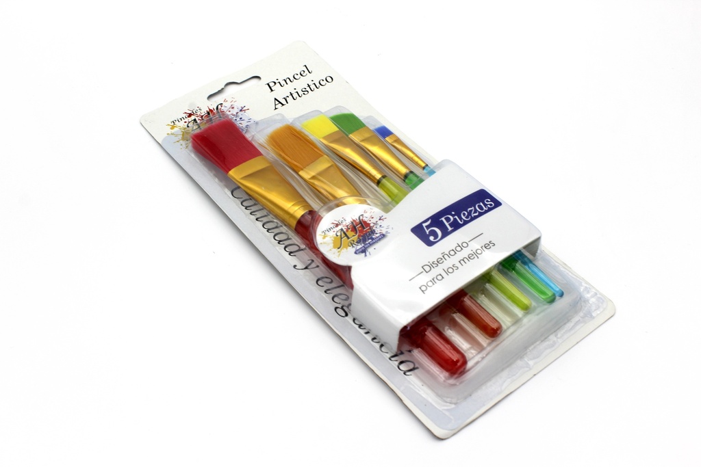 PINCEL AH ROYAL JUEGO GRANDE SURTIDO ACRILICO DE COLORES X5 [PAC2424]