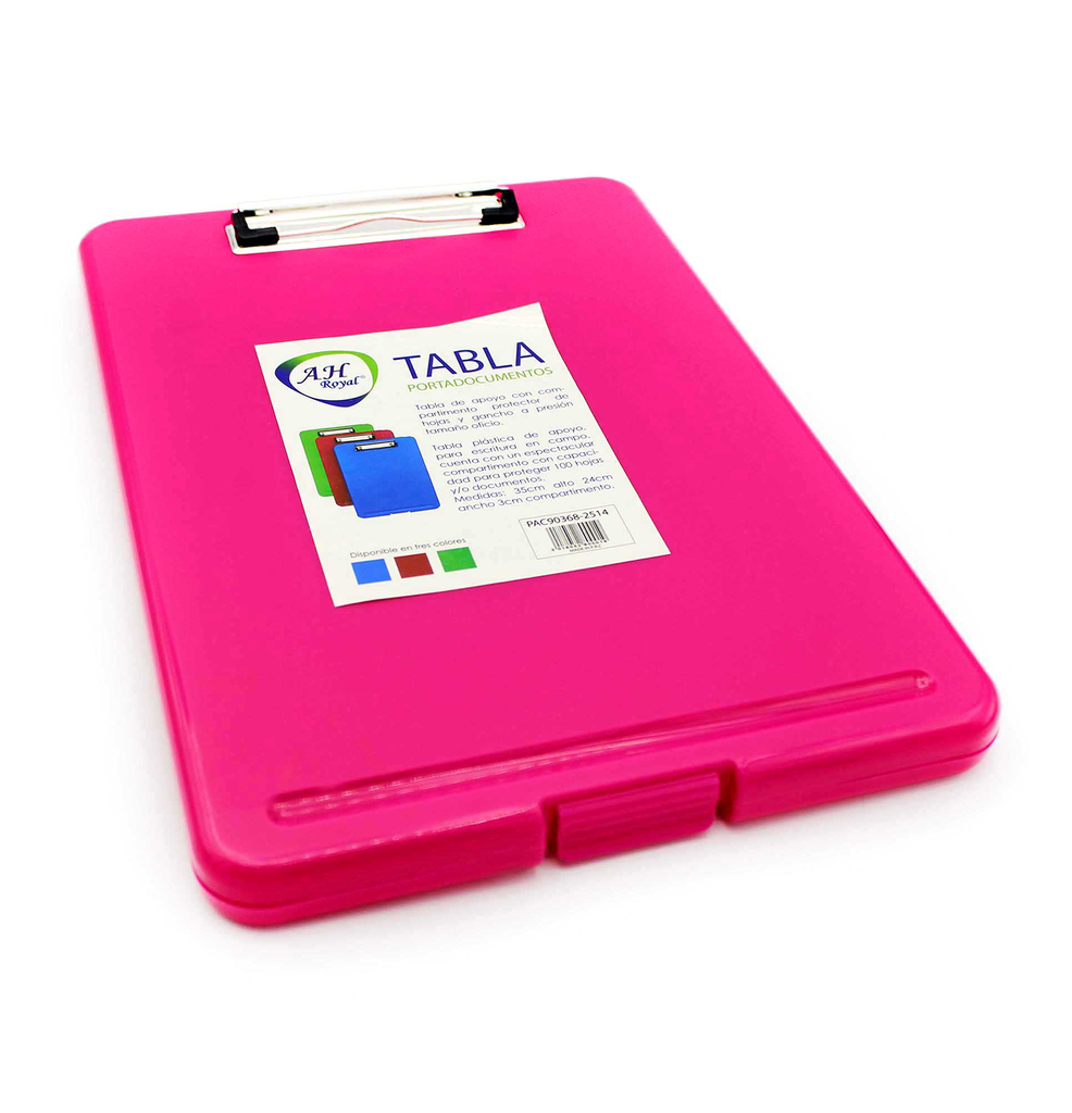 TABLA AH ROYAL  PORTADOCUMENTOS  5 COLORES SURTIDOS [PAC90368-2514]