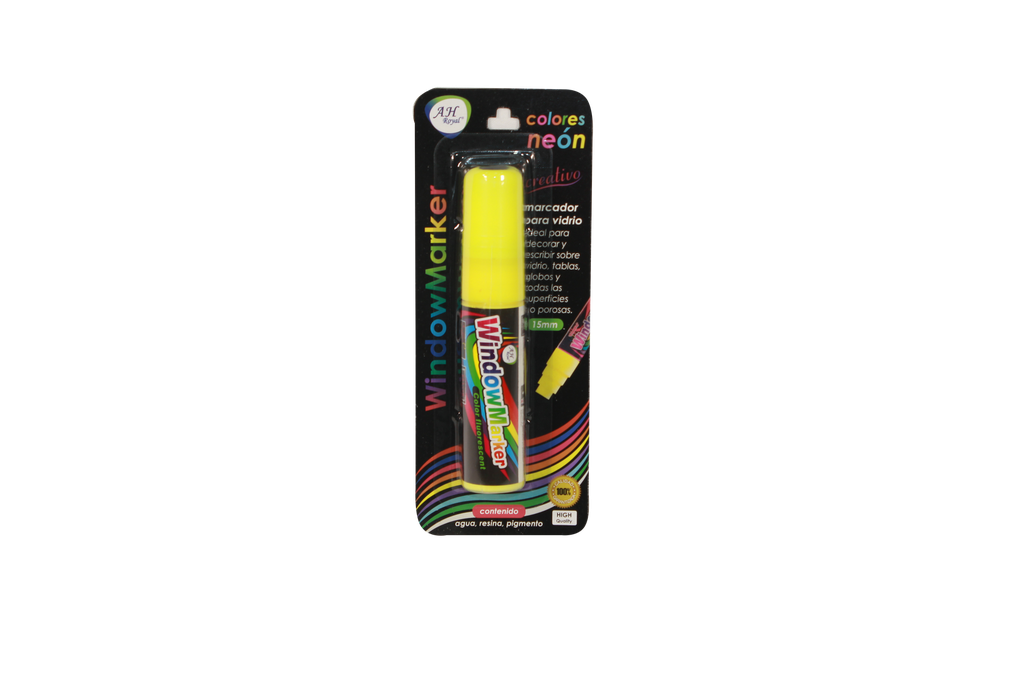 MARCADOR AH ROYAL PARA VENTANA CBM-203-1 AMARILLO [PAC2570]