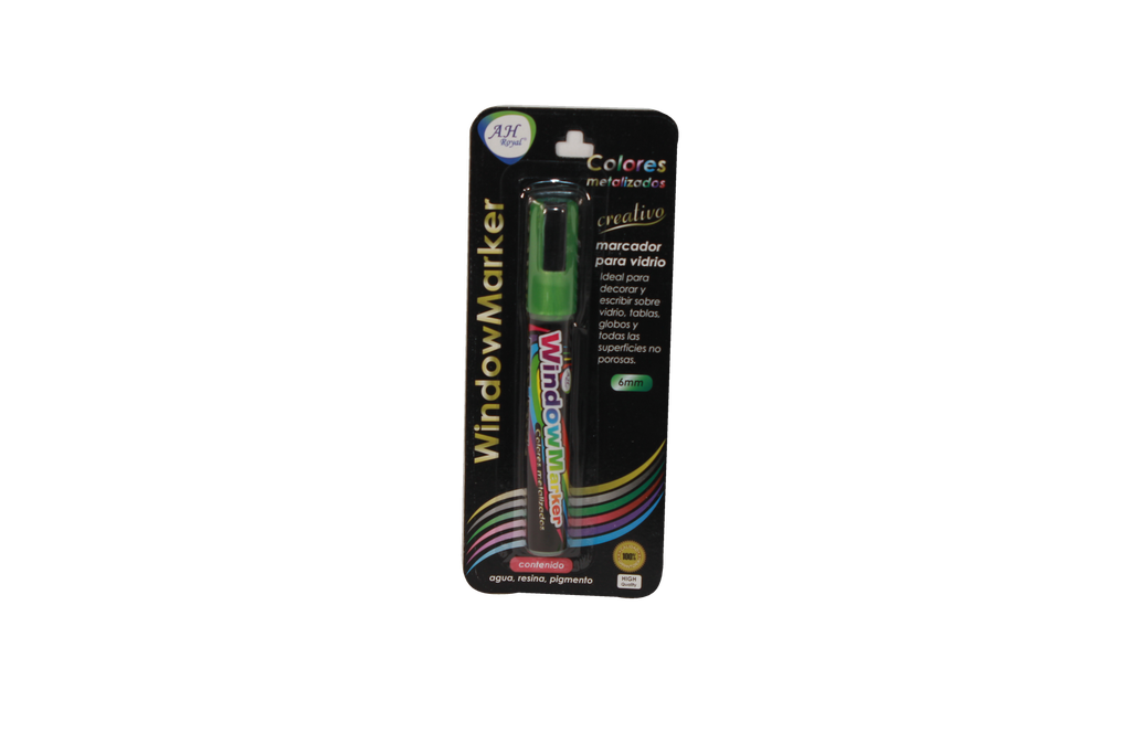 MARCADOR AH ROYAL PARA VENTANA CBM-259/1 VERDE  6 MM [PAC2596]