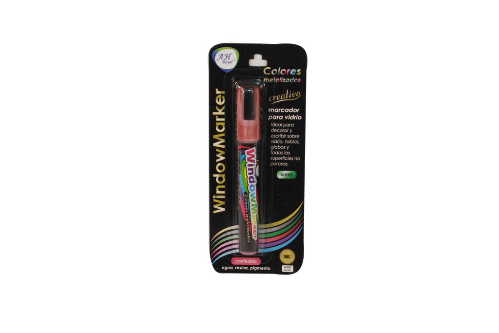 MARCADOR AH ROYAL PARA VENTANA CBM259/1 FUCSIA 6 MM [PAC2597]